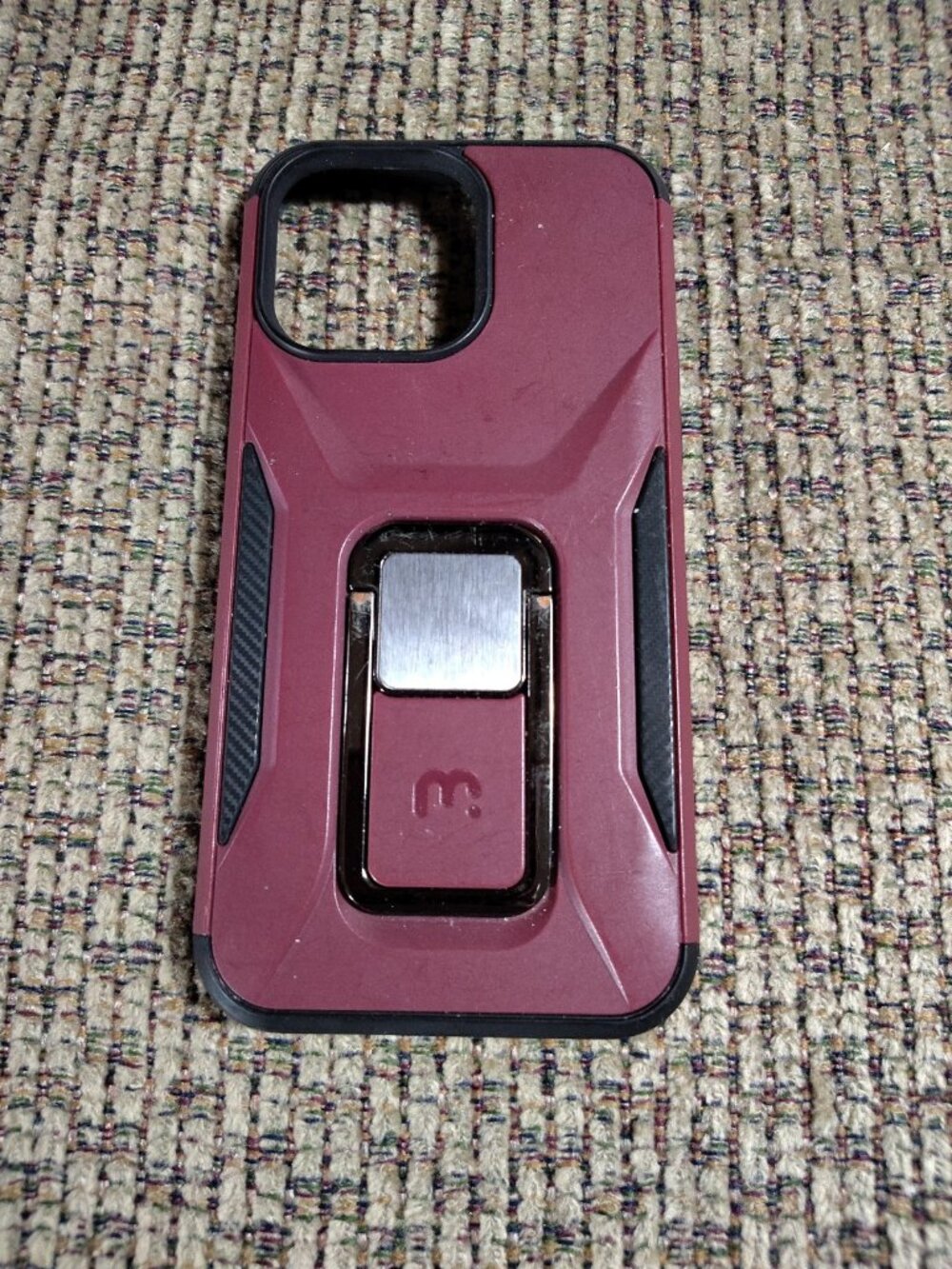 iPhone 14 Pro Max - Antimicrobial Stealth Series MagKick - Plum / Black Case
